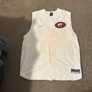 Game worn uga baseball jersey